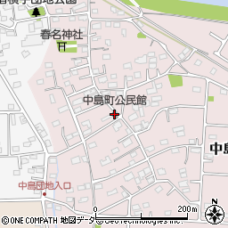 中島町公民館周辺の地図