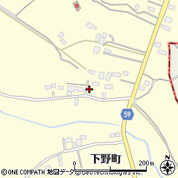 茨城県水戸市下野町440-1周辺の地図