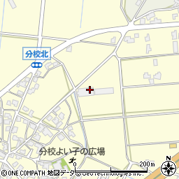 石川県加賀市分校町オ周辺の地図