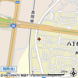 茨城県筑西市八丁台336周辺の地図
