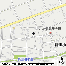 群馬県太田市新田小金井町1372-2周辺の地図
