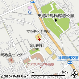岐阜県飛騨市神岡町殿周辺の地図