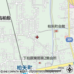 長野県安曇野市穂高柏原1566周辺の地図