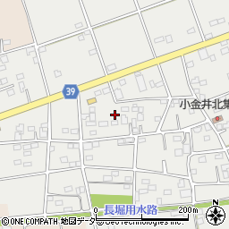 群馬県太田市新田小金井町1378周辺の地図