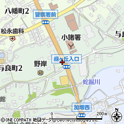 長野県小諸市与良町周辺の地図