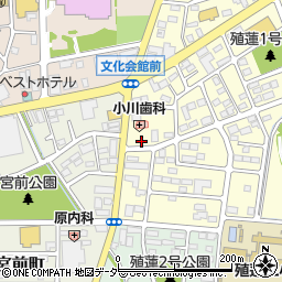 ローソン伊勢崎上諏訪町店周辺の地図
