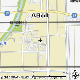 石川県加賀市八日市町周辺の地図
