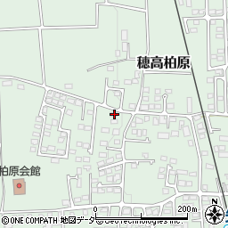 長野県安曇野市穂高柏原1492周辺の地図