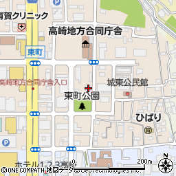 日本キリスト教団高崎教会周辺の地図