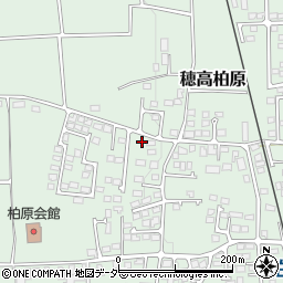 長野県安曇野市穂高柏原1490周辺の地図