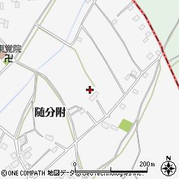 茨城県笠間市随分附622周辺の地図