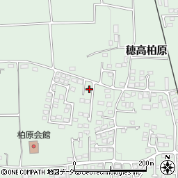 長野県安曇野市穂高柏原1489周辺の地図