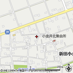 群馬県太田市新田小金井町1373周辺の地図