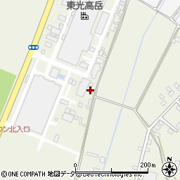 栃木県小山市中久喜1444-9周辺の地図