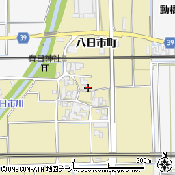 石川県加賀市八日市町イ32-1周辺の地図