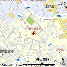 朝鮮飯店伊勢崎店周辺の地図