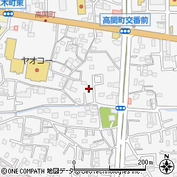 〒370-0043 群馬県高崎市高関町の地図