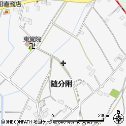 茨城県笠間市随分附632周辺の地図