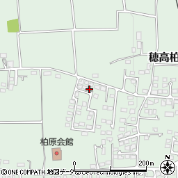 長野県安曇野市穂高柏原1462周辺の地図