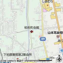 長野県安曇野市穂高柏原933-1周辺の地図