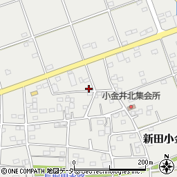 群馬県太田市新田小金井町1387-2周辺の地図