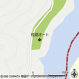 桂湖オートキャンプ場周辺の地図