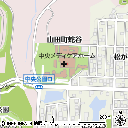石川県加賀市山田町（蛇谷）周辺の地図