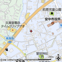 東京新聞安中専売所周辺の地図