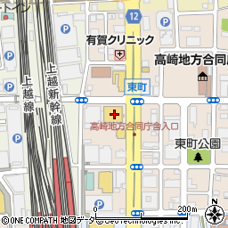 群馬トヨタ自動車株式会社　本社第二営業部周辺の地図
