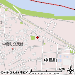 群馬県高崎市中島町80-2周辺の地図