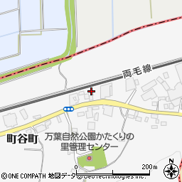 栃木県佐野市町谷町64周辺の地図