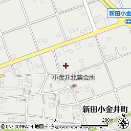 群馬県太田市新田小金井町1390周辺の地図