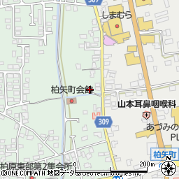 長野県安曇野市穂高柏原939周辺の地図