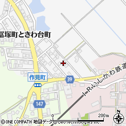 石川県加賀市冨塚町チ周辺の地図
