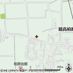 長野県安曇野市穂高柏原1792周辺の地図