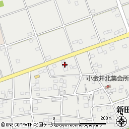 群馬県太田市新田小金井町1386-2周辺の地図