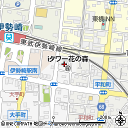 伊勢崎市ｉタワー花の森住宅周辺の地図