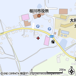 茨城県桜川市羽田963周辺の地図