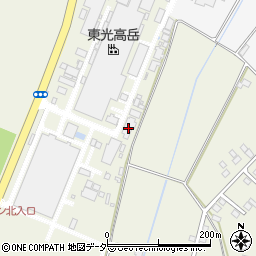 栃木県小山市中久喜1443周辺の地図