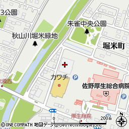 ヤマグチスーパー堀米店周辺の地図