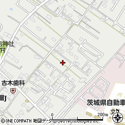 茨城県水戸市東野町周辺の地図