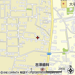 栃木県栃木市大平町新972周辺の地図