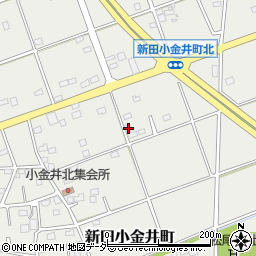 群馬県太田市新田小金井町1440-1周辺の地図