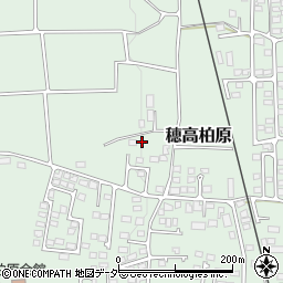 長野県安曇野市穂高柏原1787-5周辺の地図
