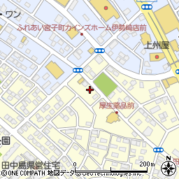 伊勢崎宮郷郵便局周辺の地図