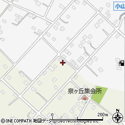 栃木県小山市中久喜1493-8周辺の地図
