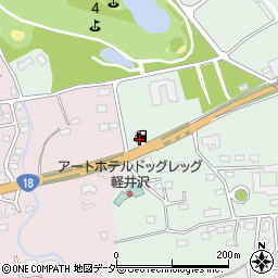 ＥＮＥＯＳ７２ゴルフ軽井沢ＳＳ周辺の地図