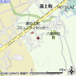 石川県小松市湯上町と周辺の地図