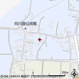 茨城県筑西市向川澄17-1周辺の地図