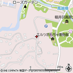 軽井沢塩沢湖野村別荘地管理事務所周辺の地図